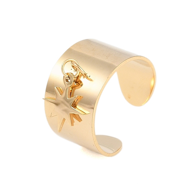 PandaHall 304 Stainless Steel Open Cuff Rings, Wide Band Ring for Women, Real 18K Gold Plated, Star, 12.5mm, Adjustable 304 Stainless Steel...
PandaHall 304 Stainless Steel Open Cuff Rings, Wide Band Ring for Women, Real 18K Gold Plated, Star, 12.5mm, Adjustable 304 Stainless Steel...