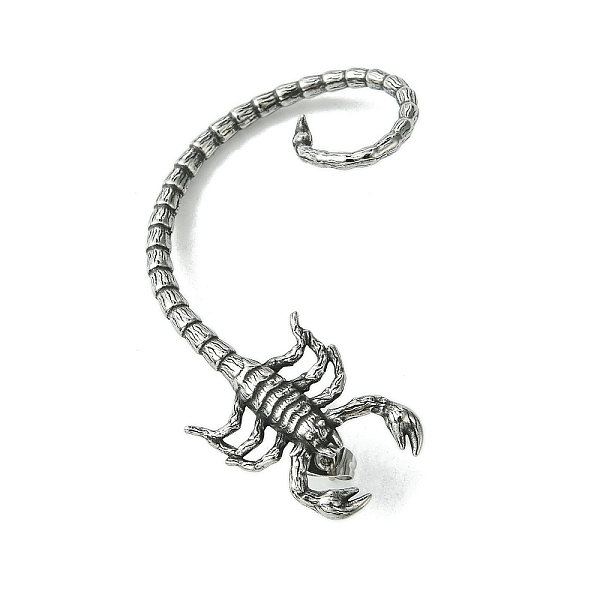 PandaHall 316 Surgical Stainless Steel Cuff Earrings, Right, Scorpion, 51x50.5mm 316 Surgical Stainless Steel Scorpion
PandaHall 316 Surgical Stainless Steel Cuff Earrings, Right, Scorpion, 51x50.5mm 316 Surgical Stainless Steel Scorpion