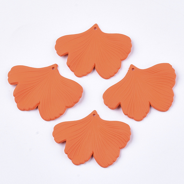 PandaHall Spray Painted Acrylic Pendants, Rubberized Style, Ginkgo Leaf, Coral, 33x45x2mm, Hole: 1.4mm Acrylic Leaf Red
PandaHall Spray Painted Acrylic Pendants, Rubberized Style, Ginkgo Leaf, Coral, 33x45x2mm, Hole: 1.4mm Acrylic Leaf Red
