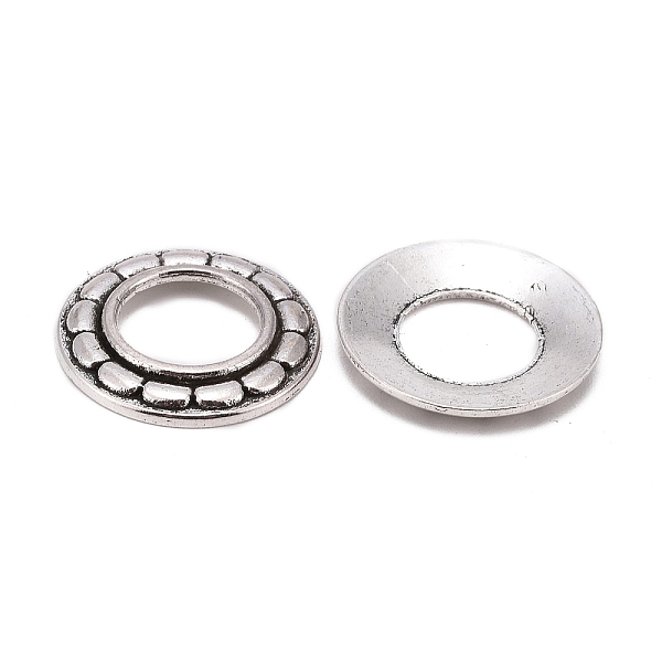 PandaHall Jewelry Findings, Alloy Pendant, Lead Free and Cadmium Free, Donut, Antique Silver, 16.5x2.5mm, Hole: 8.5mm Alloy Donut
PandaHall Jewelry Findings, Alloy Pendant, Lead Free and Cadmium Free, Donut, Antique Silver, 16.5x2.5mm, Hole: 8.5mm Alloy Donut