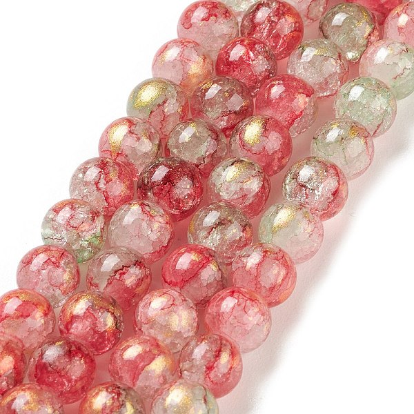 PandaHall Baking Painted Crackle Glass Bead Strands, with Gold Powder, Round, Red, 10mm, Hole: 1.4mm, about 80pcs/strand, 30.87 inch(78.4cm)...
PandaHall Baking Painted Crackle Glass Bead Strands, with Gold Powder, Round, Red, 10mm, Hole: 1.4mm, about 80pcs/strand, 30.87 inch(78.4cm)...