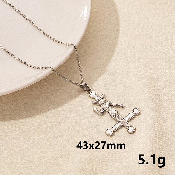 PandaHall Stainless Steel Cross Pendant Necklace, Fashion Jewelry for Women Stainless Steel Cross
PandaHall Stainless Steel Cross Pendant Necklace, Fashion Jewelry for Women Stainless Steel Cross