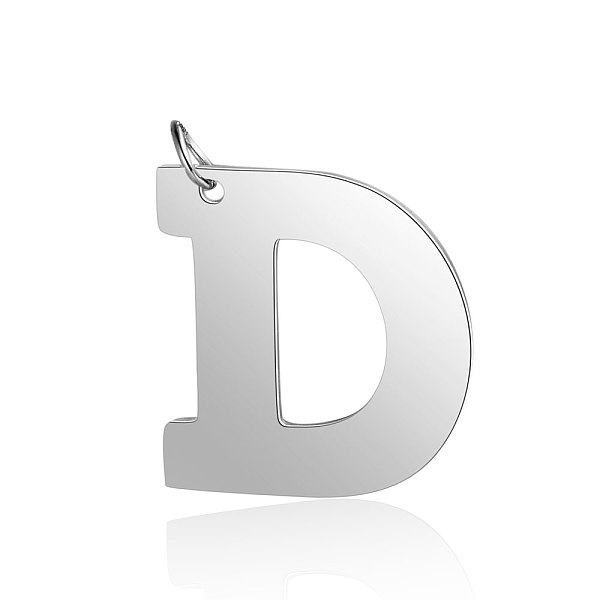 PandaHall 201 Stainless Steel Pendants, Letter, Stainless Steel Color, Letter.D, 29.5x27.5x1.5mm, Hole: 4.5mm 201 Stainless Steel Letter D
PandaHall 201 Stainless Steel Pendants, Letter, Stainless Steel Color, Letter.D, 29.5x27.5x1.5mm, Hole: 4.5mm 201 Stainless Steel Letter D