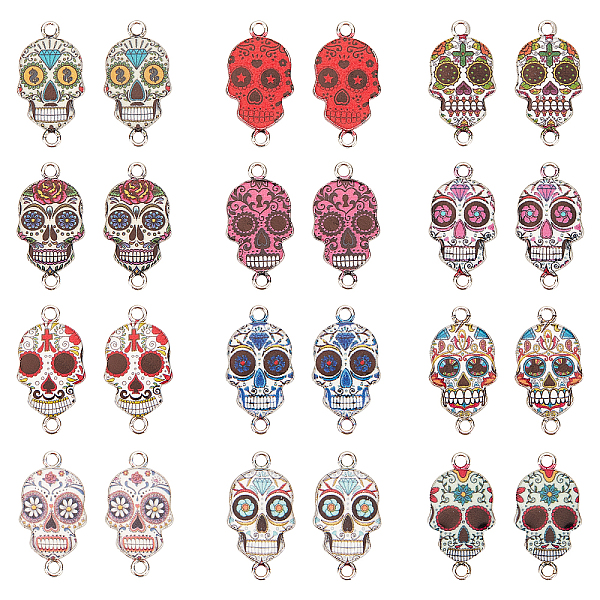 PandaHall Alloy Enamel Pendants, Cadmium Free & Lead Free, Skull with Pattern, Platinum, Mixed Color, 26x13.5x3.3mm, Hole: 1.8mm, 12 colors..., Multicolor
PandaHall Alloy Enamel Pendants, Cadmium Free & Lead Free, Skull with Pattern, Platinum, Mixed Color, 26x13.5x3.3mm, Hole: 1.8mm, 12 colors..., Multicolor