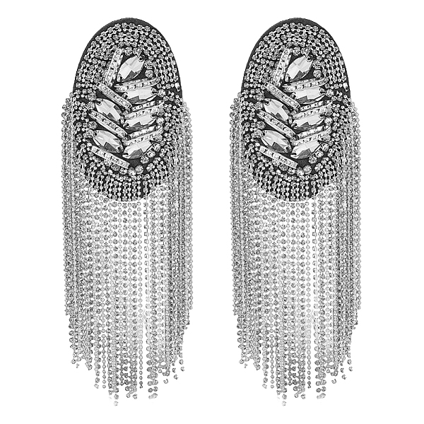 PandaHall SUPERFINDINGS 2Pcs Rhinestone Shoulder Badges Detachable Iron Tassel Epaulets Retro Platinum Shoulder Brooch for Men and Women...
PandaHall SUPERFINDINGS 2Pcs Rhinestone Shoulder Badges Detachable Iron Tassel Epaulets Retro Platinum Shoulder Brooch for Men and Women...