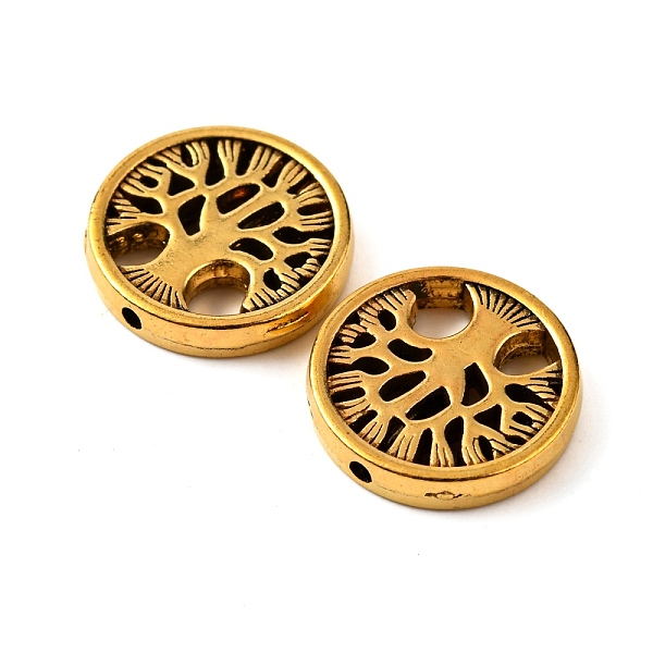 PandaHall Tibetan Style Alloy Beads, Flat Round with Tree, Lead Free & Cadmium Free, Antique Golden, 18x4mm, Hole: 1.5mm, about 265pcs/1000g...
PandaHall Tibetan Style Alloy Beads, Flat Round with Tree, Lead Free & Cadmium Free, Antique Golden, 18x4mm, Hole: 1.5mm, about 265pcs/1000g...
