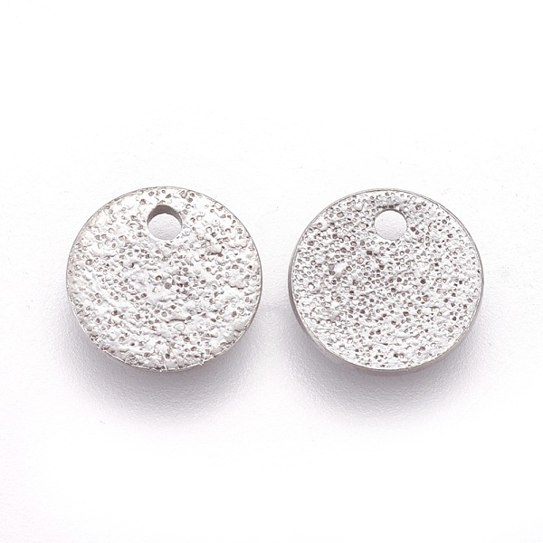 PandaHall 304 Stainless Steel Charms, Textured, Flat Round with Bumpy, Stainless Steel Color, 8x1mm, Hole: 1.2mm 304 Stainless Steel Flat...
PandaHall 304 Stainless Steel Charms, Textured, Flat Round with Bumpy, Stainless Steel Color, 8x1mm, Hole: 1.2mm 304 Stainless Steel Flat...