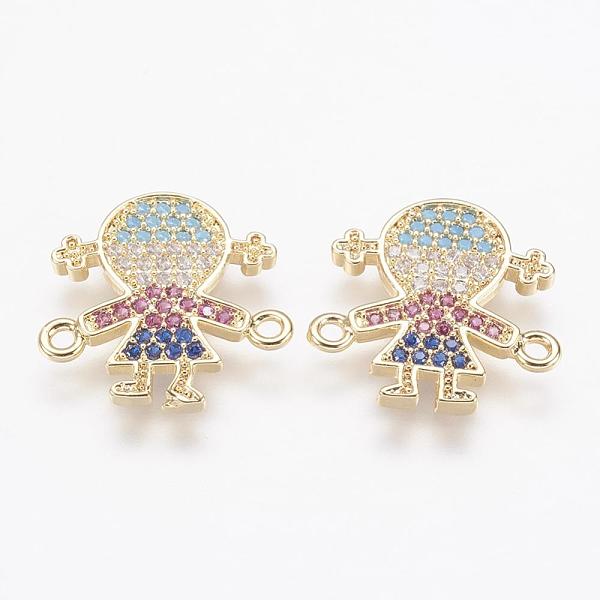 PandaHall Brass Micro Pave Cubic Zirconia Links, Girl, Golden, 16x16x1.5mm, Hole: 1mm Brass+Cubic Zirconia Human
PandaHall Brass Micro Pave Cubic Zirconia Links, Girl, Golden, 16x16x1.5mm, Hole: 1mm Brass+Cubic Zirconia Human