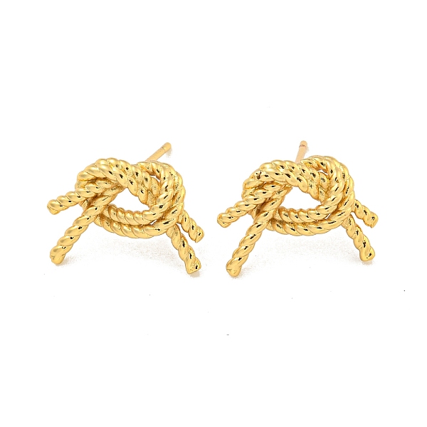 PandaHall Rack Plating Brass Stud Earring, Cadmium Free & Lead Free, Long-Lasting Plated, Twist knot, Real 18K Gold Plated, 11x17mm Brass...
PandaHall Rack Plating Brass Stud Earring, Cadmium Free & Lead Free, Long-Lasting Plated, Twist knot, Real 18K Gold Plated, 11x17mm Brass...