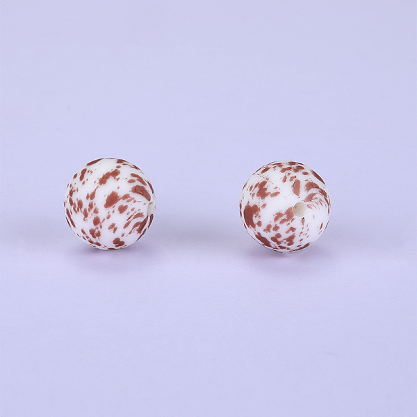 PandaHall Printed Round Silicone Focal Beads, White, 15x15mm, Hole: 2mm Silicone Round White
PandaHall Printed Round Silicone Focal Beads, White, 15x15mm, Hole: 2mm Silicone Round White