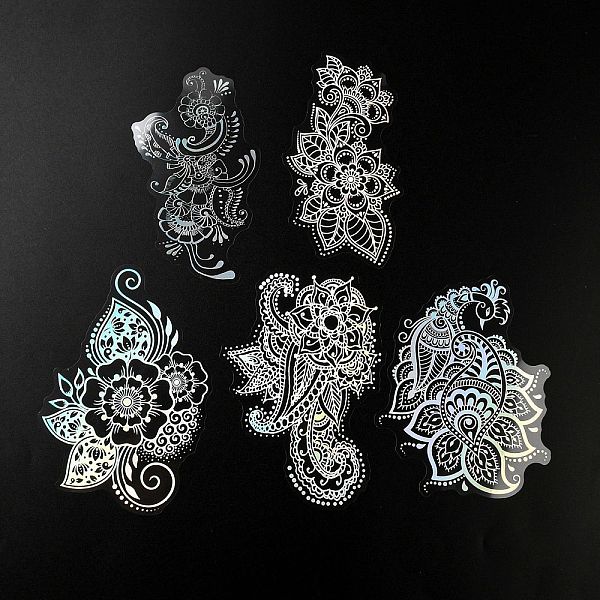 PandaHall PET Sticker, Self-adhesion, for Suitcase, Skateboard, Refrigerator, Helmet, Mobile Phone Shell, Flower, 105~115x60~92x0.1mm...
PandaHall PET Sticker, Self-adhesion, for Suitcase, Skateboard, Refrigerator, Helmet, Mobile Phone Shell, Flower, 105~115x60~92x0.1mm...