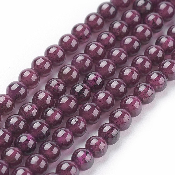PandaHall Gemstone Beads Strands, Natural Garnet, Round, Dark Red, 3mm, Hole: 0.5mm, about 65pcs/strand, 7.5 inch Garnet Round Red
PandaHall Gemstone Beads Strands, Natural Garnet, Round, Dark Red, 3mm, Hole: 0.5mm, about 65pcs/strand, 7.5 inch Garnet Round Red