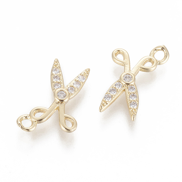 PandaHall Brass Micro Pave Cubic Zirconia Pendants, Scissor, Golden, Clear, 15.5x13x2mm, Hole: 1.6mm Brass+Cubic Zirconia Tool Clear
PandaHall Brass Micro Pave Cubic Zirconia Pendants, Scissor, Golden, Clear, 15.5x13x2mm, Hole: 1.6mm Brass+Cubic Zirconia Tool Clear