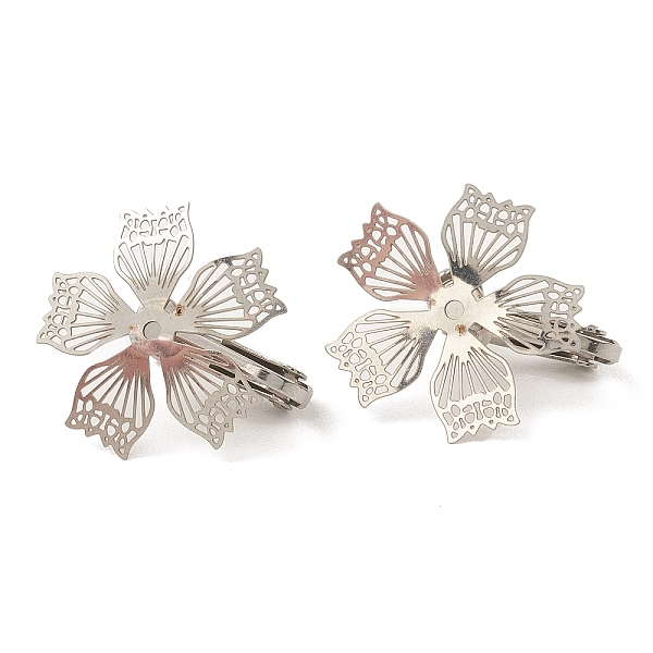 PandaHall 304 Stainless Steel Clop-on Earrings Finding, Flower Filigree Earring Settings, Stainless Steel Color, 23.5mm, Tray: 21mm 304...
PandaHall 304 Stainless Steel Clop-on Earrings Finding, Flower Filigree Earring Settings, Stainless Steel Color, 23.5mm, Tray: 21mm 304...