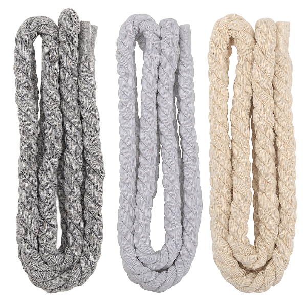 PandaHall CHGCRAFT 3 Bags 3 Colors 3-Ply Twisted Macrame Cotton Cord, for Handmade Craft, Knitting, Wall Hanging Art, Gift Wrapping, Mixed..., Multicolor
PandaHall CHGCRAFT 3 Bags 3 Colors 3-Ply Twisted Macrame Cotton Cord, for Handmade Craft, Knitting, Wall Hanging Art, Gift Wrapping, Mixed..., Multicolor