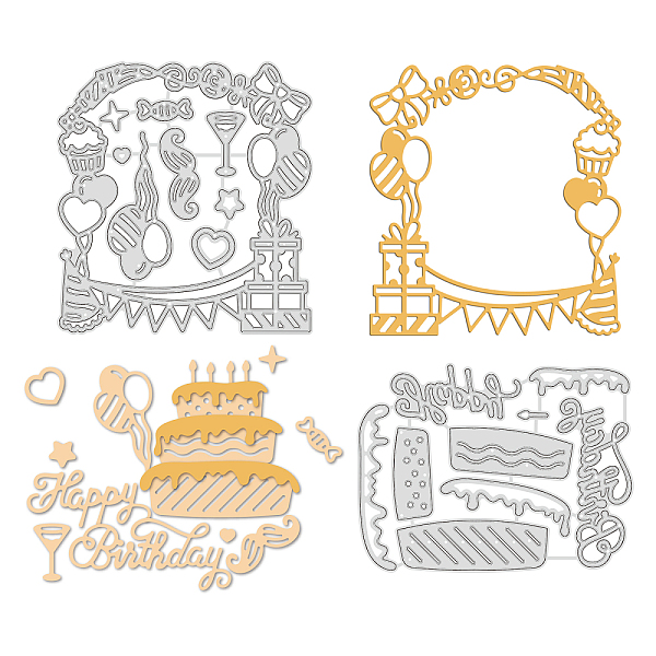 PandaHall GLOBLELAND 2Pcs 2 Style Carbon Steel Cutting Dies Stencils, for DIY Scrapbooking/Photo Album, Decorative Embossing DIY Paper Card...
PandaHall GLOBLELAND 2Pcs 2 Style Carbon Steel Cutting Dies Stencils, for DIY Scrapbooking/Photo Album, Decorative Embossing DIY Paper Card...