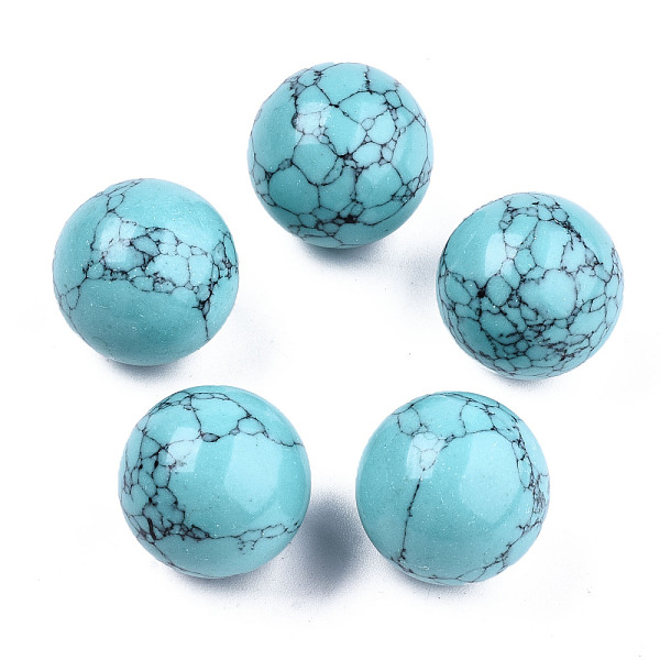 PandaHall Synthetic Turquoise Display Decorations, Round, 19~21mm Synthetic Turquoise Round
PandaHall Synthetic Turquoise Display Decorations, Round, 19~21mm Synthetic Turquoise Round