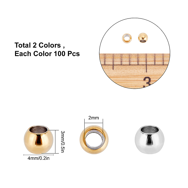 PandaHall SUNNYCLUE 1 Box 200Pcs 2 Colors Round Spacer Beads Stainless Steel Balls Spacers Metal Loose Smooth Tiny Charms for Jewelry Making...
PandaHall SUNNYCLUE 1 Box 200Pcs 2 Colors Round Spacer Beads Stainless Steel Balls Spacers Metal Loose Smooth Tiny Charms for Jewelry Making...
