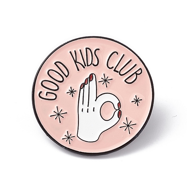 PandaHall Word Good Kids Club Enamel Pin, Electrophoresis Black Alloy Flat Round Brooch for Backpack Clothes, Palm Pattern, 30x2mm, Pin..., Pink
PandaHall Word Good Kids Club Enamel Pin, Electrophoresis Black Alloy Flat Round Brooch for Backpack Clothes, Palm Pattern, 30x2mm, Pin..., Pink
