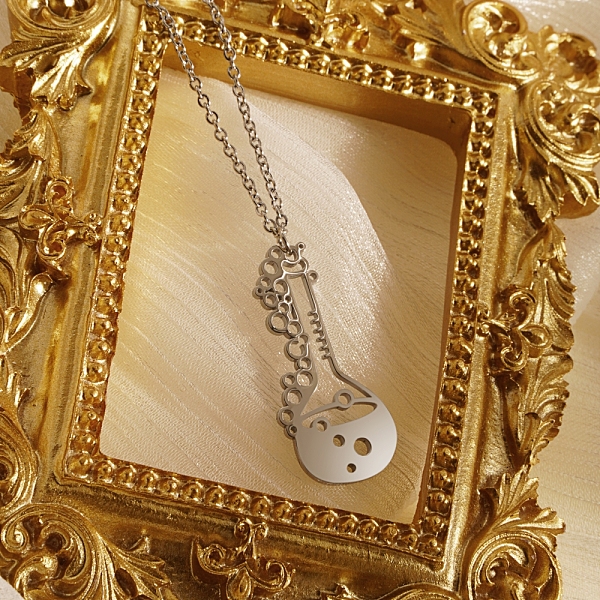 PandaHall Fashionable stainless steel musical instrument pendant necklace for daily wear. Stainless Steel
PandaHall Fashionable stainless steel musical instrument pendant necklace for daily wear. Stainless Steel