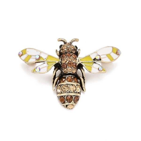 PandaHall Bee Enamel Pin with Rhinestone, Insect Alloy Badge for Backpack Clothes, Antique Golden, Colorful, 31.5x45x10.5mm Alloy+Enamel
PandaHall Bee Enamel Pin with Rhinestone, Insect Alloy Badge for Backpack Clothes, Antique Golden, Colorful, 31.5x45x10.5mm Alloy+Enamel