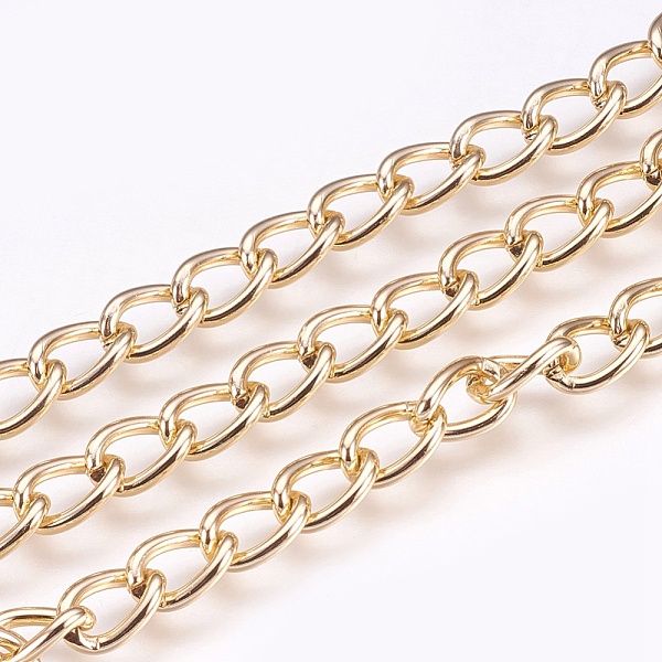 PandaHall Aluminium Twisted Chains, Curb Chains, Unwelded, Light Gold, 9x6x1.5mm Aluminum
PandaHall Aluminium Twisted Chains, Curb Chains, Unwelded, Light Gold, 9x6x1.5mm Aluminum