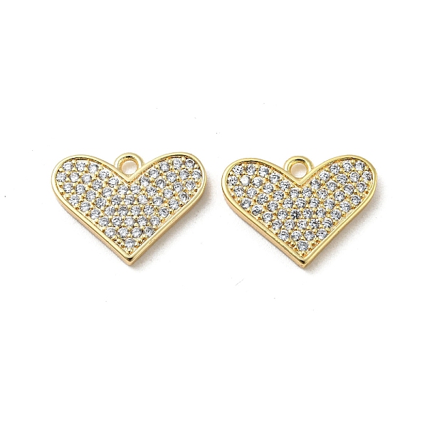 PandaHall Brass Micro Pave Cubic Zirconia Pendants, Heart, Real 18K Gold Plated, 10.5x14x2mm, Hole: 1.4mm Brass+Cubic Zirconia Heart Clear
PandaHall Brass Micro Pave Cubic Zirconia Pendants, Heart, Real 18K Gold Plated, 10.5x14x2mm, Hole: 1.4mm Brass+Cubic Zirconia Heart Clear