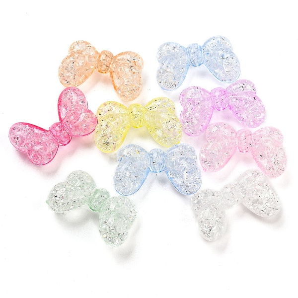 PandaHall Plating Transparent Carckle Acrylic Beads, Bowknot, Mixed Color, 16.5x27x7.5mm, Hole: 2.2mm Acrylic Bowknot Multicolor
PandaHall Plating Transparent Carckle Acrylic Beads, Bowknot, Mixed Color, 16.5x27x7.5mm, Hole: 2.2mm Acrylic Bowknot Multicolor