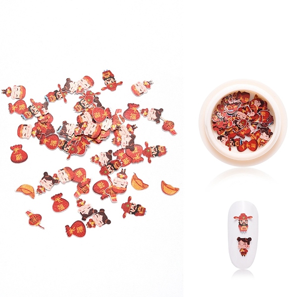 PandaHall Paper Cabochons, Nail Art Decorations Accessories, Elements of Spring Festival, Mixed Shapes, Mixed Color, 3.5~7x4.5~7x0.1mm..., Multicolor
PandaHall Paper Cabochons, Nail Art Decorations Accessories, Elements of Spring Festival, Mixed Shapes, Mixed Color, 3.5~7x4.5~7x0.1mm..., Multicolor