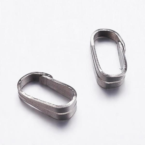 PandaHall 304 Stainless Steel Snap On Bails, Stainless Steel Color, 6x2mm 304 Stainless Steel
PandaHall 304 Stainless Steel Snap On Bails, Stainless Steel Color, 6x2mm 304 Stainless Steel