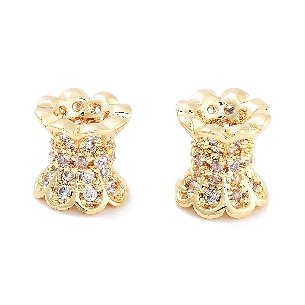 PandaHall Brass Micro Pave Clear Cubic Zirconia Beads, Column, Real 18K Gold Plated, Wavy edge, Pink, 6.2x6mm, Hole: 1.4mm Brass+Cubic...
PandaHall Brass Micro Pave Clear Cubic Zirconia Beads, Column, Real 18K Gold Plated, Wavy edge, Pink, 6.2x6mm, Hole: 1.4mm Brass+Cubic...