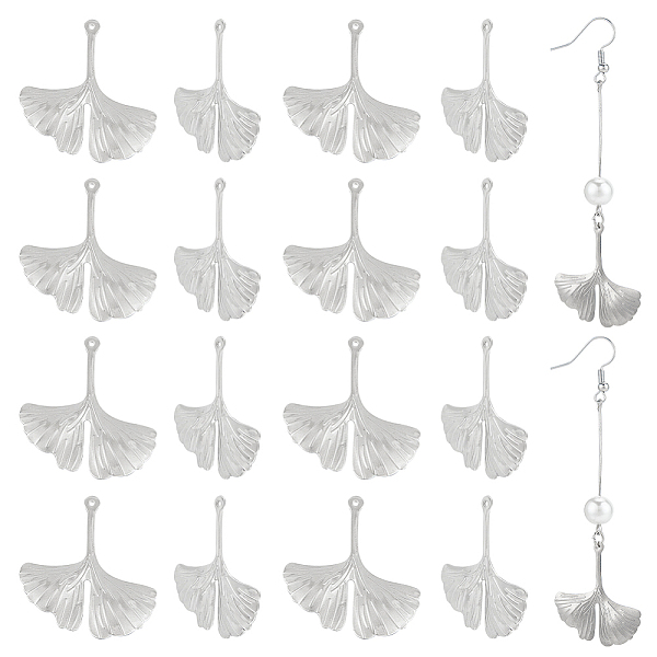 PandaHall Unicraftale 50Pcs 304 Stainless Steel Pendants, Ginkgo Leaf, Stainless Steel Color, 28x26x2mm, Hole: 1mm 304 Stainless Steel Leaf
PandaHall Unicraftale 50Pcs 304 Stainless Steel Pendants, Ginkgo Leaf, Stainless Steel Color, 28x26x2mm, Hole: 1mm 304 Stainless Steel Leaf