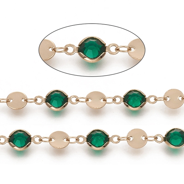 PandaHall Handmade Flat Round Glass Beaded Chains, with Brass Links, Long-Lasting Plated, Soldered, with Spool, Green, Light Gold, 13x7x3mm...
PandaHall Handmade Flat Round Glass Beaded Chains, with Brass Links, Long-Lasting Plated, Soldered, with Spool, Green, Light Gold, 13x7x3mm...