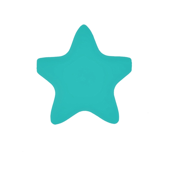 PandaHall Star Silicone Beads, Chewing Beads For Teethers, DIY Nursing Necklaces Making, Medium Turquoise, 35x35mm Silicone Star
PandaHall Star Silicone Beads, Chewing Beads For Teethers, DIY Nursing Necklaces Making, Medium Turquoise, 35x35mm Silicone Star