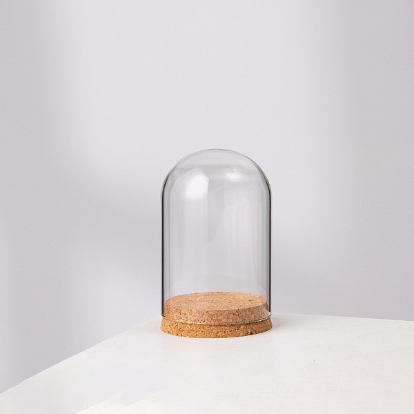 PandaHall High Borosilicate Glass Dome Cover, Decorative Display Case, Cloche Bell Jar Terrarium with Wood Cork Base, Clear, 90x120mm Glass...
PandaHall High Borosilicate Glass Dome Cover, Decorative Display Case, Cloche Bell Jar Terrarium with Wood Cork Base, Clear, 90x120mm Glass...