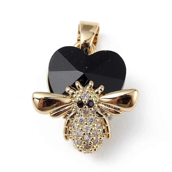 PandaHall Real 18K Gold Plated Rack Plating Brass Micro Pave Clear Cubic Zirconia Pendants, with Glass, Long-Lasting Plated, Cadmium Free &..., Black
PandaHall Real 18K Gold Plated Rack Plating Brass Micro Pave Clear Cubic Zirconia Pendants, with Glass, Long-Lasting Plated, Cadmium Free &..., Black