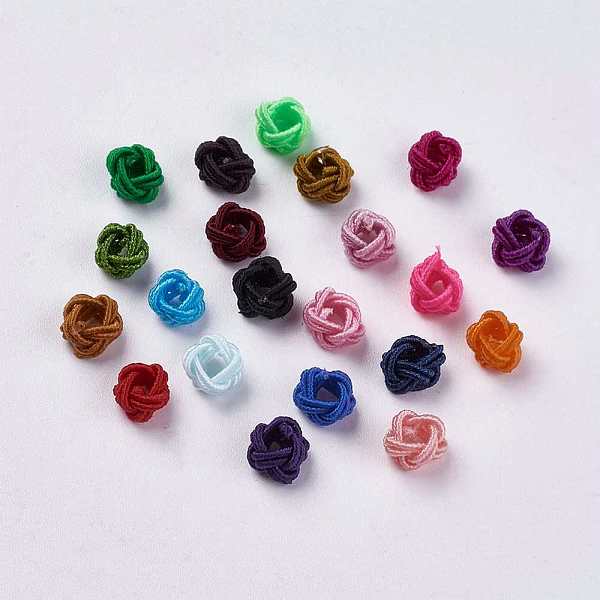 PandaHall Polyester Weave Beads, Round, Mixed Color, 6.5x4.5mm, Hole: 4mm Polyester Round Multicolor
PandaHall Polyester Weave Beads, Round, Mixed Color, 6.5x4.5mm, Hole: 4mm Polyester Round Multicolor