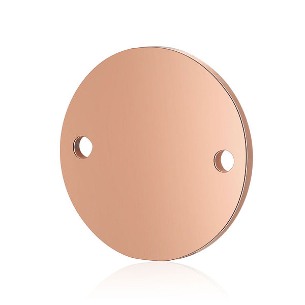 PandaHall 201 Stainless Steel Links Connectors, Manual Polishing, Flat Round, Rose Gold, 16x1.5mm, Hole: 1mm 201 Stainless Steel Flat Round
PandaHall 201 Stainless Steel Links Connectors, Manual Polishing, Flat Round, Rose Gold, 16x1.5mm, Hole: 1mm 201 Stainless Steel Flat Round
