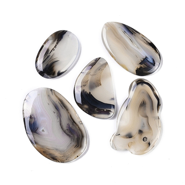 PandaHall Natural Agate Big Pendant, 54~80x36~53.5x7~9mm, Hole: 2mm Natural Agate Mixed Shapes
PandaHall Natural Agate Big Pendant, 54~80x36~53.5x7~9mm, Hole: 2mm Natural Agate Mixed Shapes