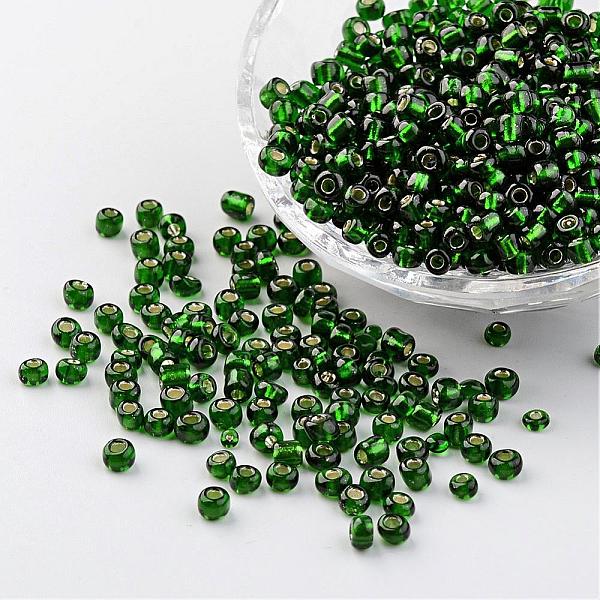 PandaHall 6/0 Round Silver Lined Round Hole Glass Seed Beads, Green, 4mm, Hole: 1.5mm, about 496pcs/50g Glass Green
PandaHall 6/0 Round Silver Lined Round Hole Glass Seed Beads, Green, 4mm, Hole: 1.5mm, about 496pcs/50g Glass Green