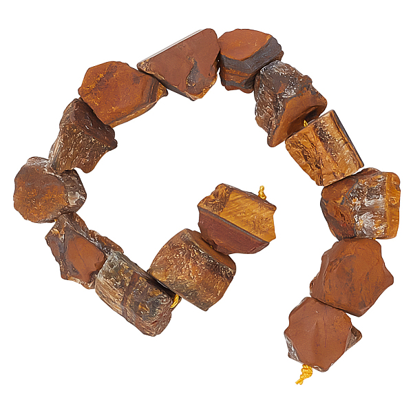 PandaHall Olycraft Rough Raw Natural Tiger Eye Beads Strands, Nuggets, 11~25x11~20mm, Hole: 1.2mm, about 12~15pcs/strand, 7.48 inch~7.87...
PandaHall Olycraft Rough Raw Natural Tiger Eye Beads Strands, Nuggets, 11~25x11~20mm, Hole: 1.2mm, about 12~15pcs/strand, 7.48 inch~7.87...