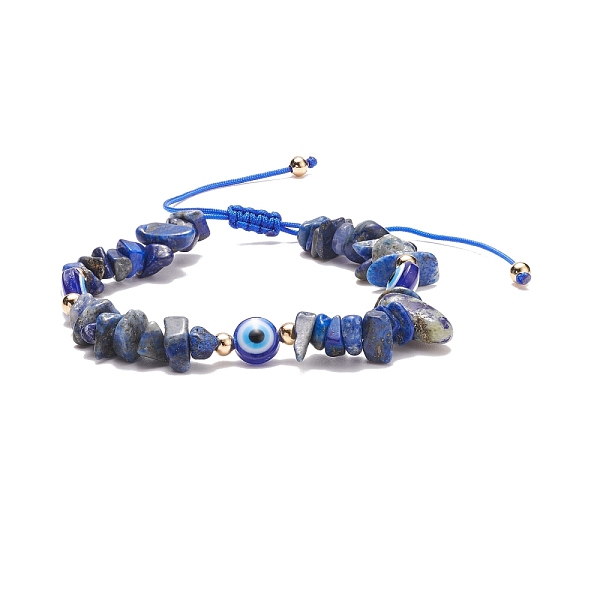 PandaHall Natural Lapis Lazuli Chips & Resin Evil Eye Braided Bead Bracelet, Gemstone Adjustable Bracelet for Women, Inner Diameter: 2~3-1/2...
PandaHall Natural Lapis Lazuli Chips & Resin Evil Eye Braided Bead Bracelet, Gemstone Adjustable Bracelet for Women, Inner Diameter: 2~3-1/2...