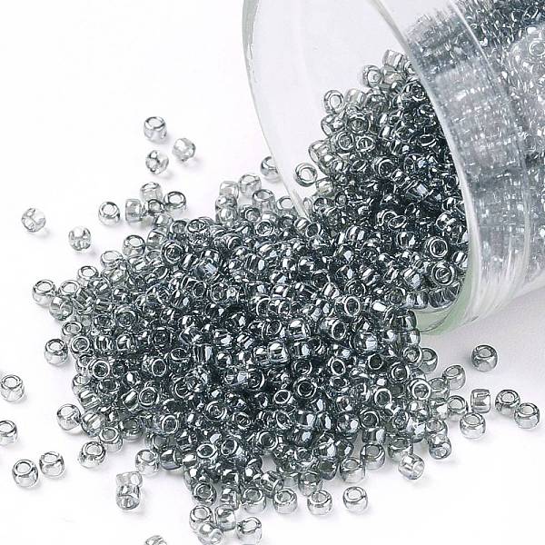 PandaHall TOHO Round Seed Beads, Japanese Seed Beads, (113) Black Diamond Transparent Luster, 15/0, 1.5mm, Hole: 0.7mm, about 3000pcs/bottle..., Gray
PandaHall TOHO Round Seed Beads, Japanese Seed Beads, (113) Black Diamond Transparent Luster, 15/0, 1.5mm, Hole: 0.7mm, about 3000pcs/bottle..., Gray