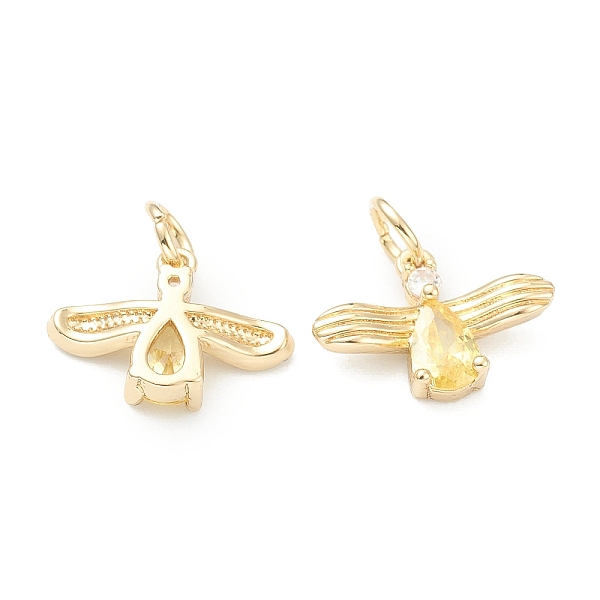 PandaHall Brass Clear Cubic Zirconia Charms, Long-Lasting Plated, with Jump Ring, Angel, Golden, 10x14.5x3mm, Hole: 3.5mm Brass+Cubic...
PandaHall Brass Clear Cubic Zirconia Charms, Long-Lasting Plated, with Jump Ring, Angel, Golden, 10x14.5x3mm, Hole: 3.5mm Brass+Cubic...