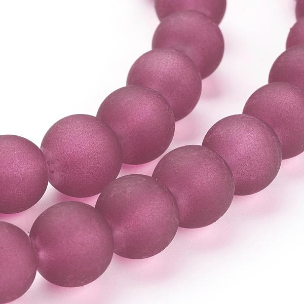 PandaHall Transparent Glass Bead Strands, Frosted, Round, Medium Violet Red, 10mm, Hole: 1.3~1.6mm, about 80pcs/strand, 31.4 inch Glass...
PandaHall Transparent Glass Bead Strands, Frosted, Round, Medium Violet Red, 10mm, Hole: 1.3~1.6mm, about 80pcs/strand, 31.4 inch Glass...