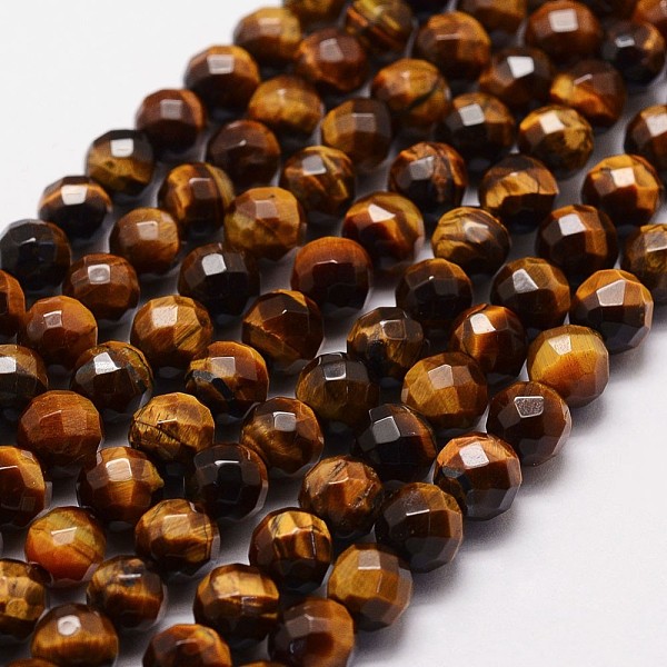 PandaHall Natural Tiger Eye Beads Strands, Grade A, Faceted(64 Facets), Round Bead, 6mm, Hole: 1.2mm, 64pcs/strand, 15.7 inch Tiger Eye...
PandaHall Natural Tiger Eye Beads Strands, Grade A, Faceted(64 Facets), Round Bead, 6mm, Hole: 1.2mm, 64pcs/strand, 15.7 inch Tiger Eye...