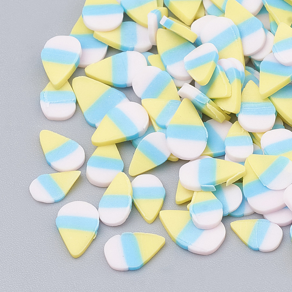 PandaHall Handmade Polymer Clay Nail Art Decoration, Fashion Nail Care, No Hole, Food, Candy, Sky Blue, 4~9x3~7x0.1~3mm Polymer Clay Food...
PandaHall Handmade Polymer Clay Nail Art Decoration, Fashion Nail Care, No Hole, Food, Candy, Sky Blue, 4~9x3~7x0.1~3mm Polymer Clay Food...