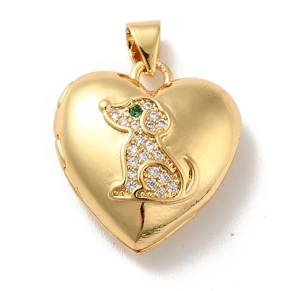PandaHall Rack Plating Brass Micro Pave Clear Cubic Zirconia Locket Pendants, Cadmium Free & Lead Free, Long-Lasting Plated, Heart with Dog..., Green
PandaHall Rack Plating Brass Micro Pave Clear Cubic Zirconia Locket Pendants, Cadmium Free & Lead Free, Long-Lasting Plated, Heart with Dog..., Green