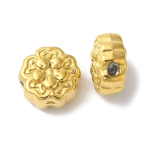 PandaHall 304 Stainless Steel Beads, Flower, Golden, 6x3.5mm, Hole: 1mm 304 Stainless Steel Flower
PandaHall 304 Stainless Steel Beads, Flower, Golden, 6x3.5mm, Hole: 1mm 304 Stainless Steel Flower