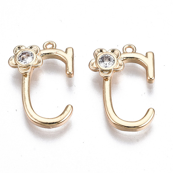 PandaHall Brass Pendants, with Rhinestones, Alphabet, Golden, Letter.C, 18x12x2.5mm, Hole: 1mm Brass+Rhinestone Letter C
PandaHall Brass Pendants, with Rhinestones, Alphabet, Golden, Letter.C, 18x12x2.5mm, Hole: 1mm Brass+Rhinestone Letter C